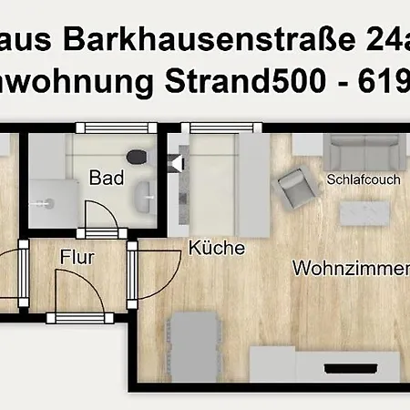 Haus Barkhausenstraße 24a Strand500 Apartment Langeoog